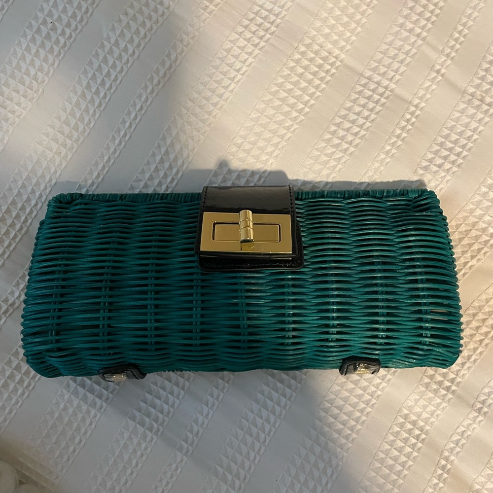 J Crew straw clutch bag - Picture 2 of 3
